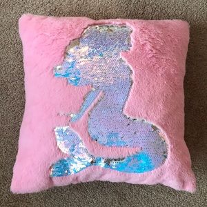 Justice mermaid pillow